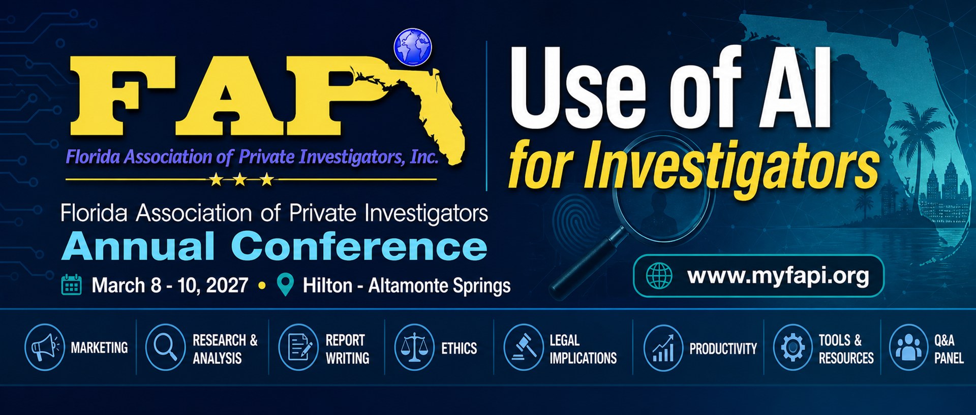 FAPI ANNUAL CONFERENCE promotional flyer